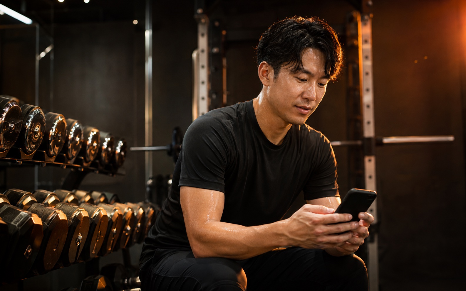 スマートフォンで日々の相談をする様子(AI生成イメージ)